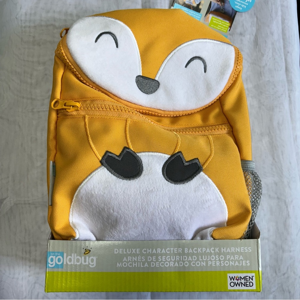 Goldbug Deluxe Character Backpack‎ Harness - Fox 🦊
